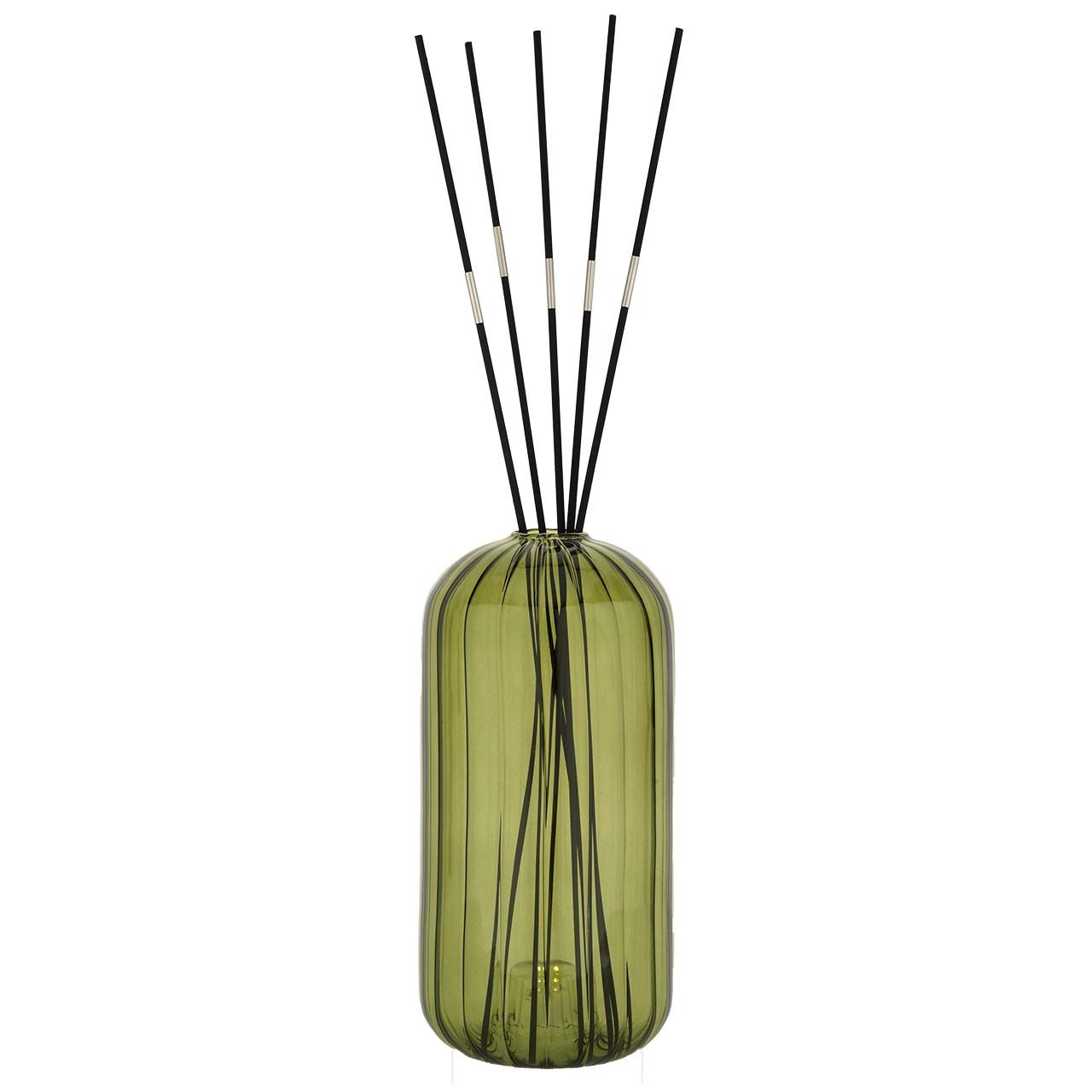 VASETTI MM 100*200 IN VETRO FESONATO CON LED E STICKS DIFFUSORI
